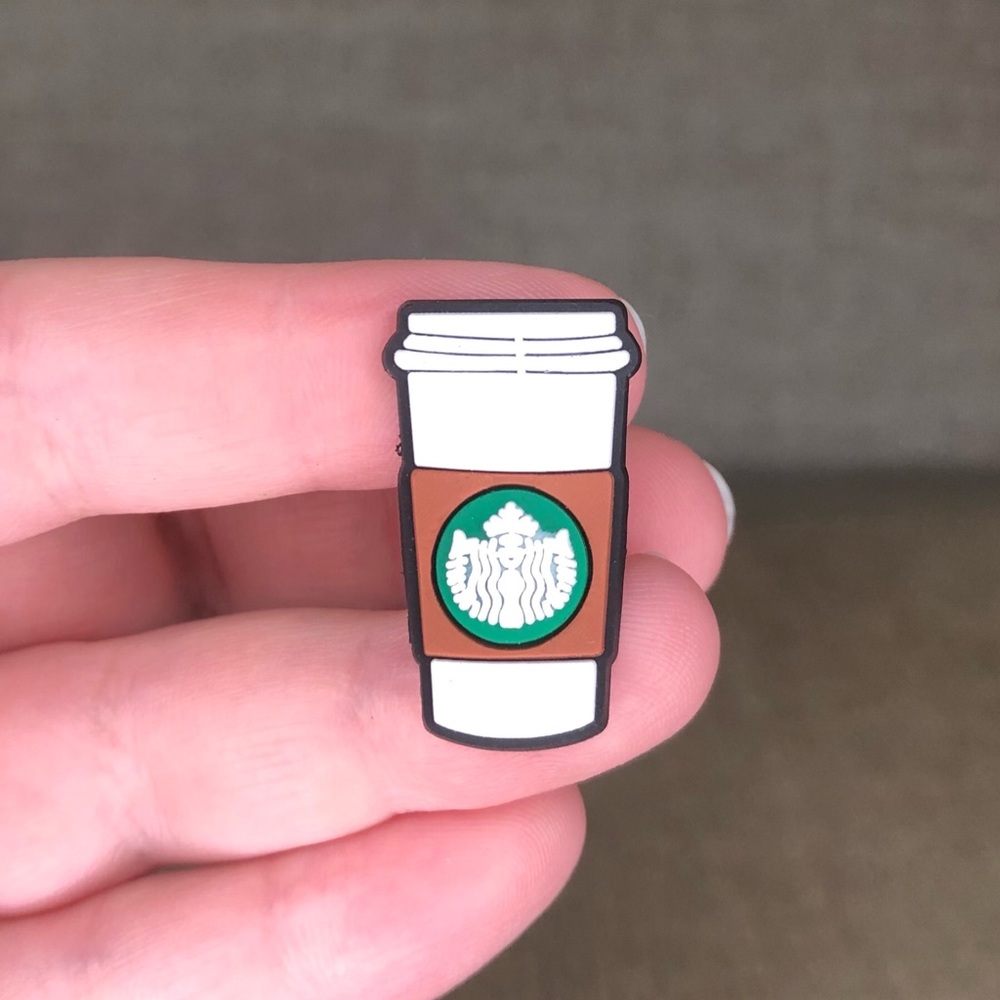 Hot Starbucks Coffee Croc Accessory